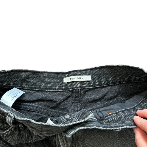 PacSun Two Panel High Waisted Straight Leg Jeans - Picture 8 of 9